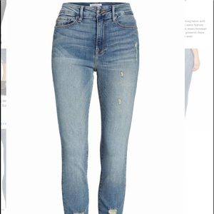 Good American Good waist frayed jeans  size 4